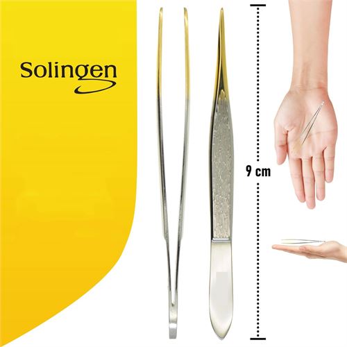 TransForMacion İnce Uçlu Batık Cımbızı - Şık ve Hassas Kaş Şekillendirme Solingen Professional 721619