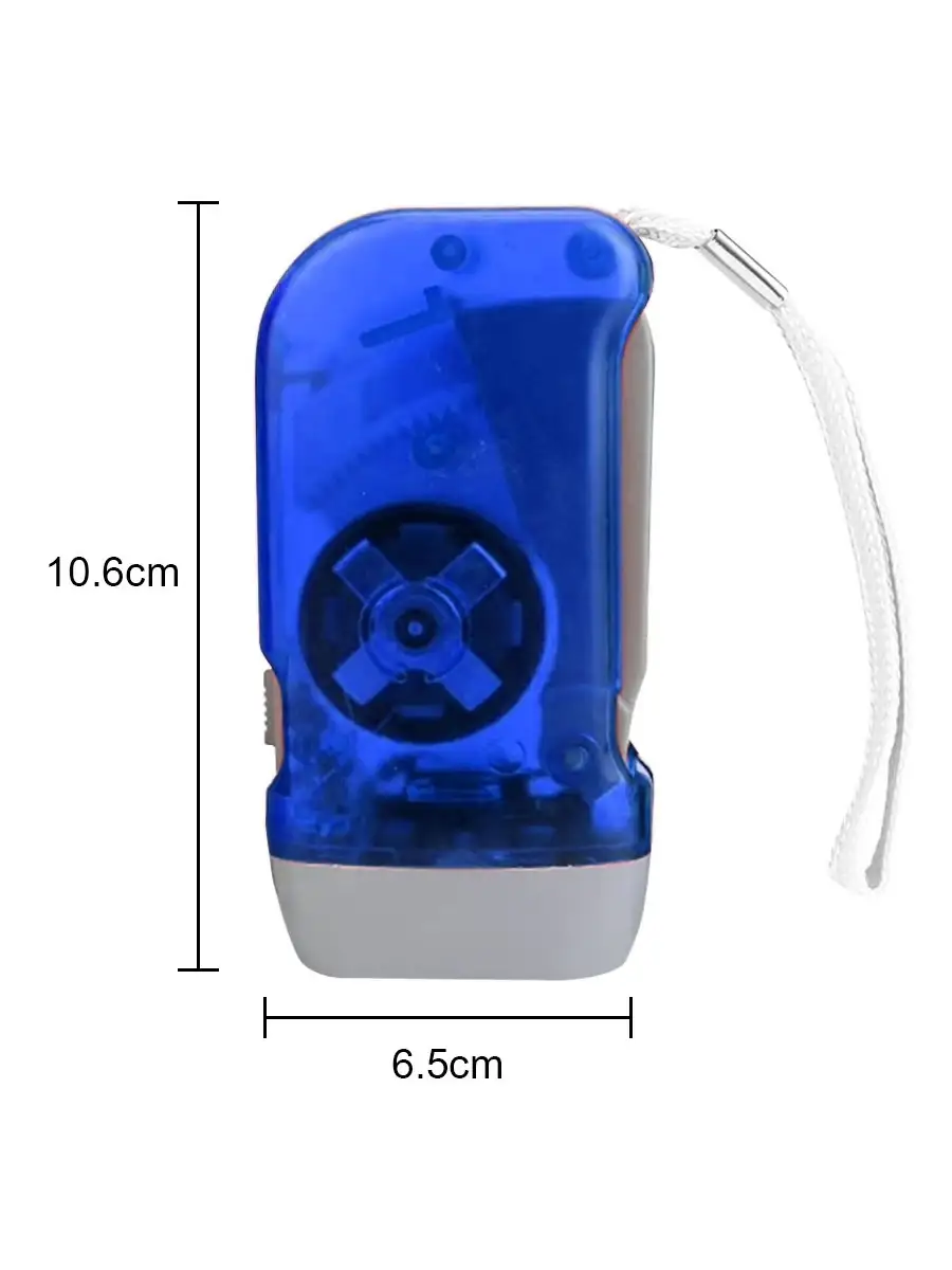 Kendinden Dinamo Şarjlı Pilsiz Acil Durum El Feneri Manuel Şarjlı El Feneri 721624