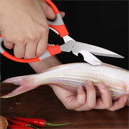 TransForMacion Mutfak Makası - Tavuk Kesme Makası Balık Temizleme Makası Salata Hazırlama Makası   721626