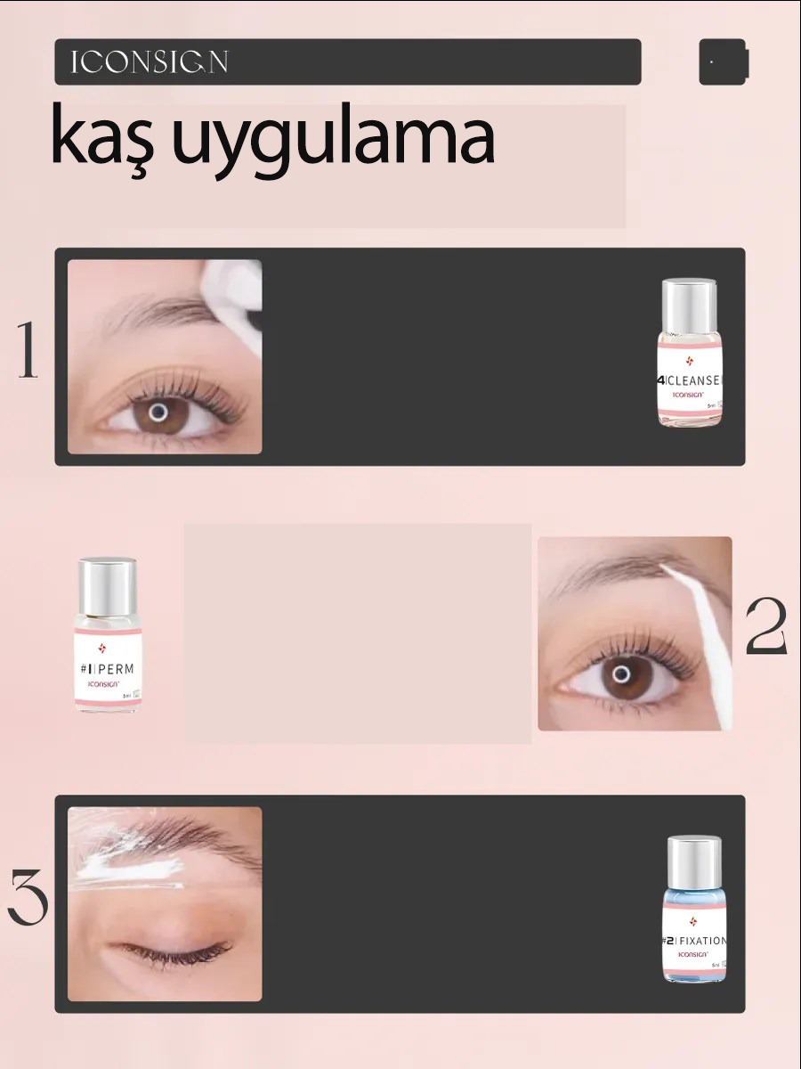 Lifting Seti - Kirpik Perması Kirpik Kaldırma Seti - Kaş Sabitleyici Multi Kullanım 721671