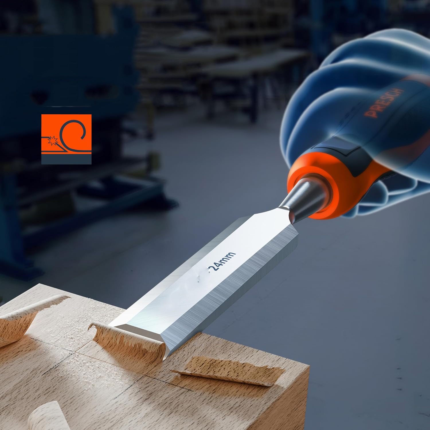 Iskarpela Seti - Vanadyum Çelik Ahşap İşleme Aleti  Profesyonellere Ahşap Keski Seti 721672