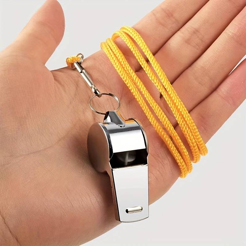 Metal Düdük - Spor Düdüğü - Hakem Düdüğü Metal Deprem Düdüğü 2 li SET 721676