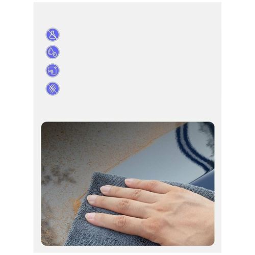 TransForMacion Çift Yüzeyli Profesyonel Microfiber Havlu - Süper Emici Temizlik Bezi  40 x 60 cm 721679