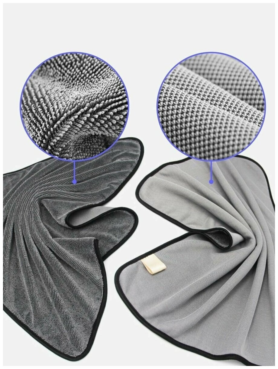 Çift Yüzeyli Profesyonel Microfiber Havlu - Süper Emici Temizlik Bezi  40 x 60 cm 721679