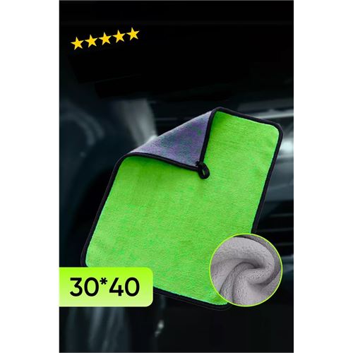 TransForMacion Çift Yüzeyli Profesyonel Microfiber Havlu - Süper Emici Temizlik Bezi  40 x 30 cm 721681