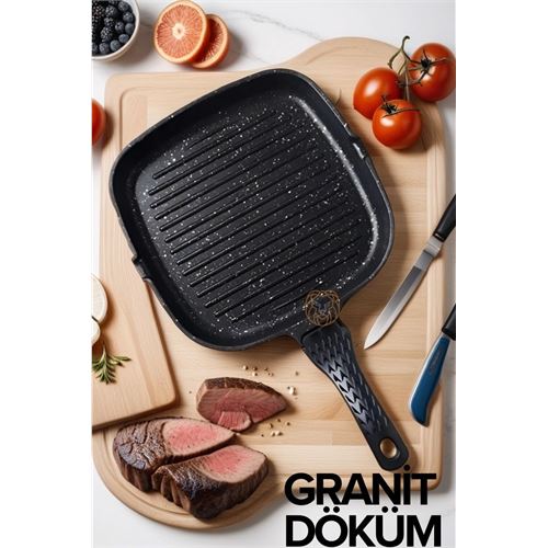 ModaCar Döküm Granit Izgara Tavası Laviolette Design 