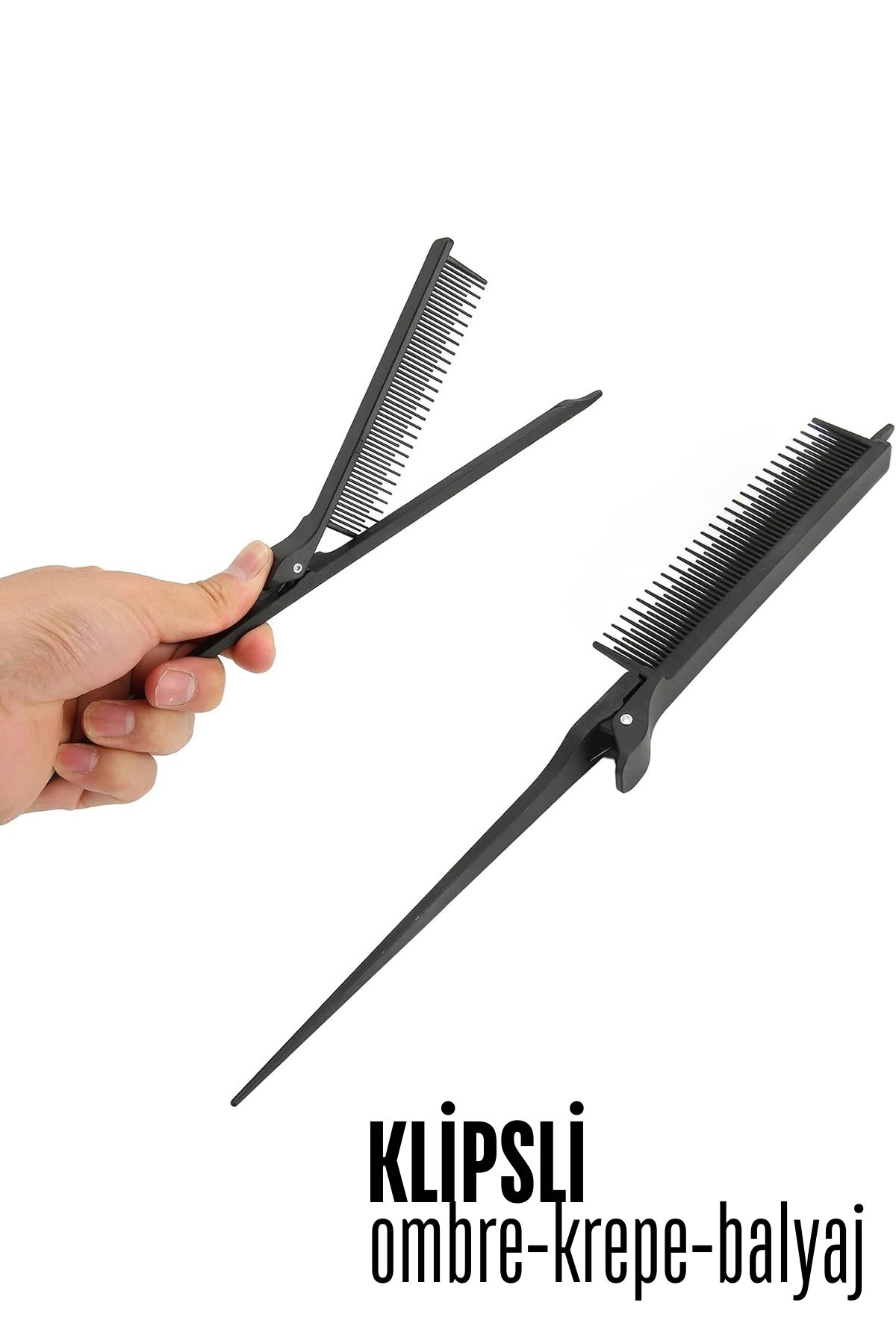 Klipsli Krepe Ombre Balyaj Tarağı Solingen 