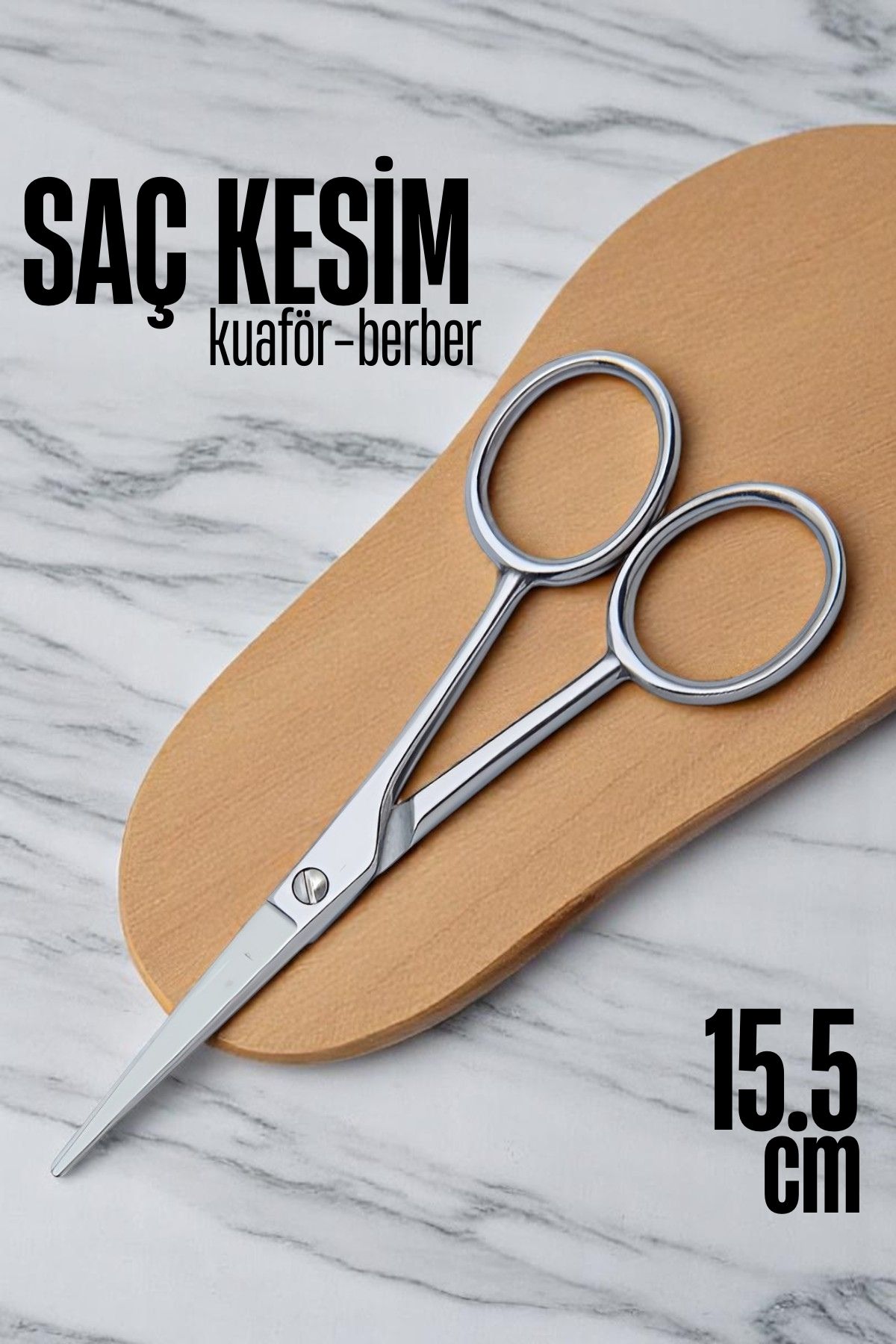 Kobalt Çelik Saç Kesim Makası Kuaför Berber Saç Kesim Makası Kuaför ekipmanları 15.5 cm 