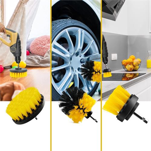Transformacion Matkap Fırçası - Matkap Ucuna Takılan Fırça Seti Sonax - Profesyonel Temizlik Fırçaları 721685