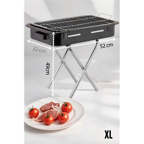 Transformacion Xl Emaye Mangal Katlanır Ayaklı 52 x 32 cm NO:2 720535