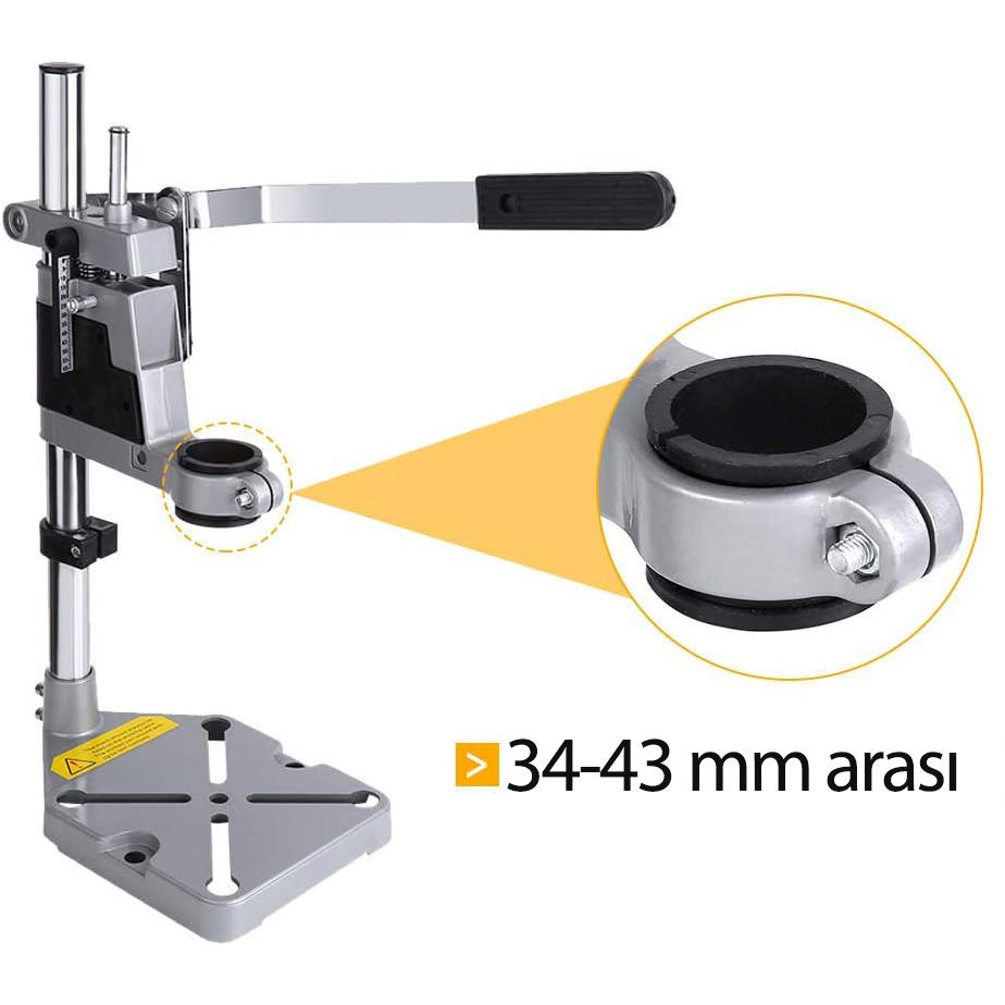 Tezgah Üstü Matkap Standı - Ayarlanabilir Dikey Sütun Matkap Pres Standı 721689