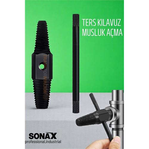 TransForMacion Ters Kılavuz Hasarlı Musluk Boru Vana Kılavuz Seti Musluk Açma 721691