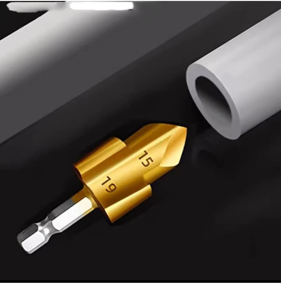 Plastik Boru Kalemtraş Kademeli Boru Açma Pvc Pprc Boru Tamir Delme Genişletme Onarımı İçin 3lü Havşa Seti 721692