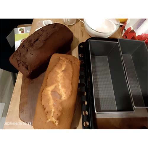 TransForMacion Teflon Ekmek Pişirme Kalıbı Evde Ekmek Yapımı Kalıbı 25 CM 2 adet 721698