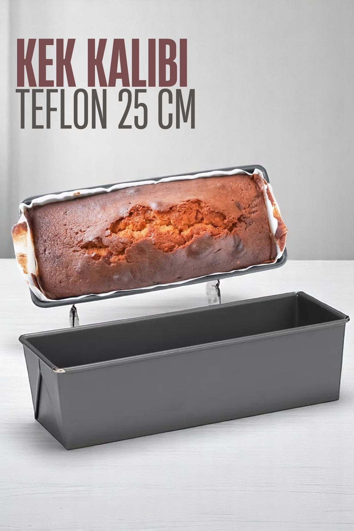 TransForMacion Teflon Kek Pişirme Kalıbı Baton Kek Kalıbı 25 cm 721699