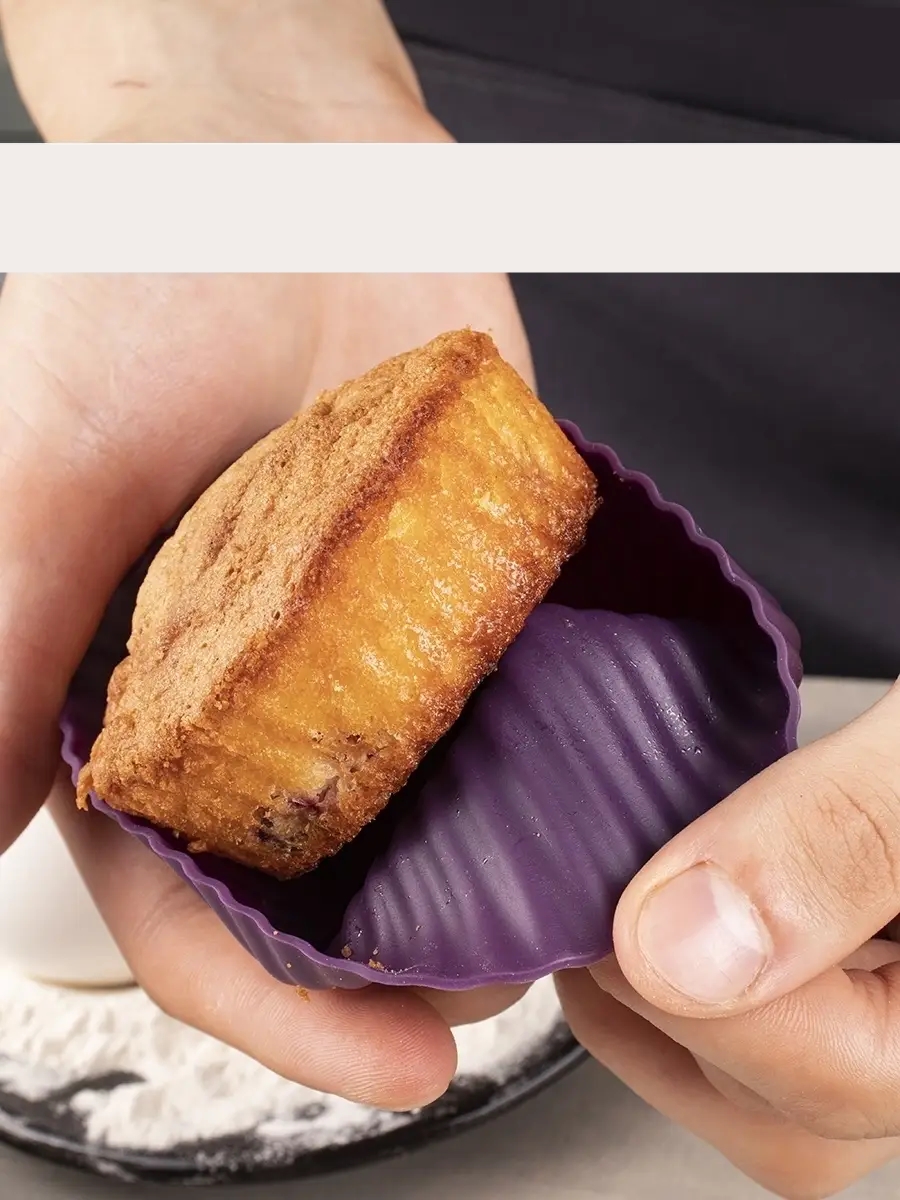 Silikon Muffin Kalıbı - Sürekli Kullanım Muffin Kek Kalıbı 6 ADET 721702