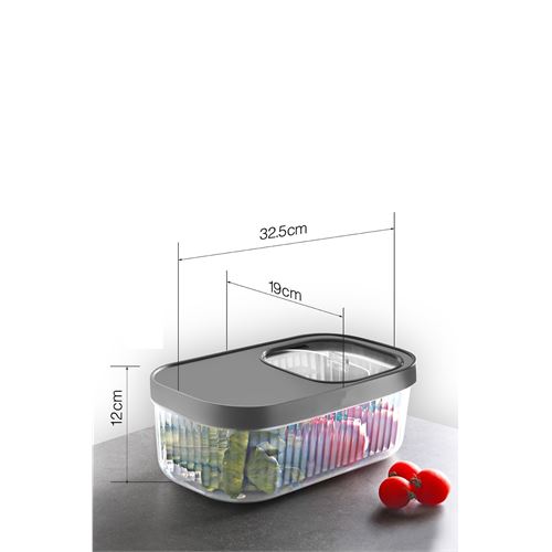 TransForMacion Erzak Bakliyat Kutusu Sürgülü Kapak Saklama Kabı 5 ve 7.5 Litre 4 lü 721714
