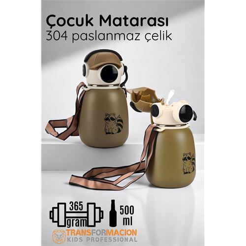 Transformacion Inox Çelik Hafif Çocuk Matarası 500 ml KAPASİTELİ 721716
