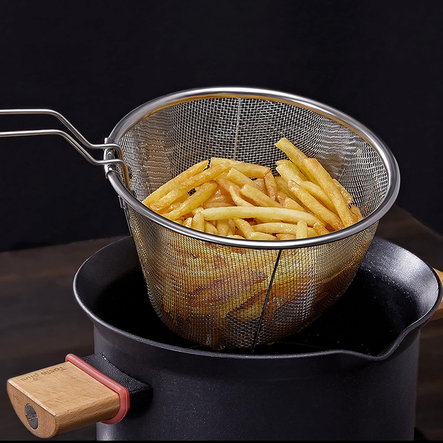 Kızartma Süzgeci Patates Kızartma Filtresi 304 Paslanmaz Çelik 721721