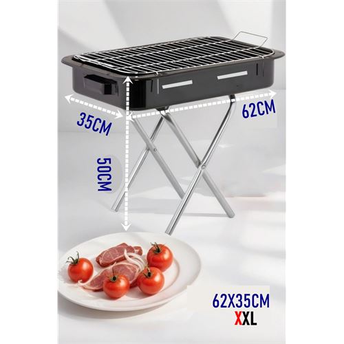 Transformacion X-Xl Emaye Mangal Katlanır Ayaklı 62 x 35 cm NO:3 720535
