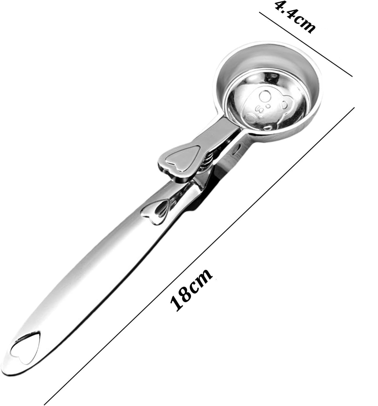 Mandallı Dondurma Kaşığı Dondurma Porsiyon Kaşığı Kurabiye Köfte Helva Porsiyonlama 721735