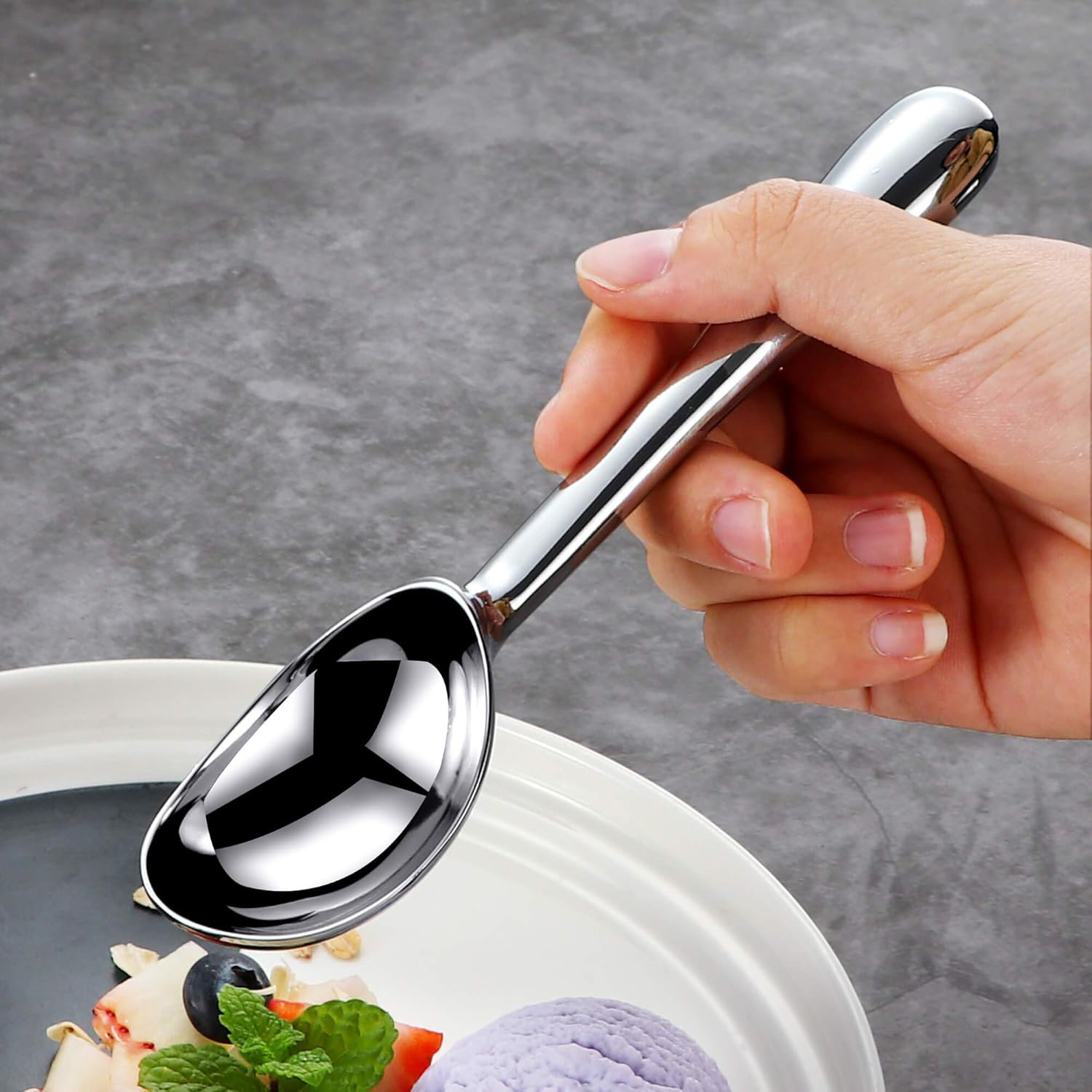 Dondurma Kaşığı - Dondurma Porsiyon Kaşığı Kurabiye Köfte Helva Porsiyonlama 721736