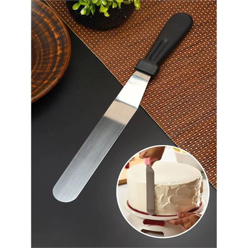 TransForMacion Pasta Spatulası Profesyonel 304 Paslanmaz Çelik 32 Cm 721740
