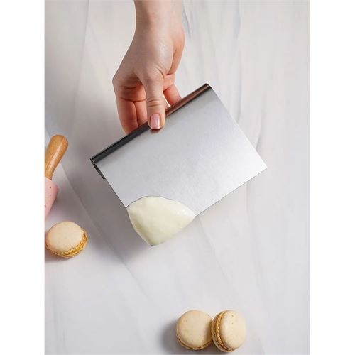 Transformacion Pasta Spatulası - Profesyonel Hamur Sıyırıcı - Ölçü Cetvelli Pasta Hamur Spatulası 721743