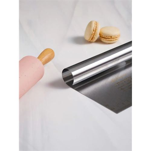 Transformacion Pasta Spatulası - Profesyonel Hamur Sıyırıcı - Ölçü Cetvelli Pasta Hamur Spatulası 721743