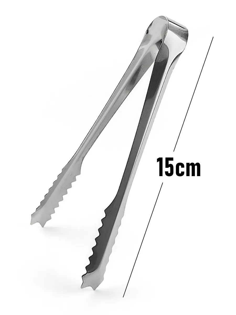 Buz Maşası - Şeker Limon Maşası Kokteyl Servis Maşası 2li PAKET 304 Paslanmaz Çelik 721752