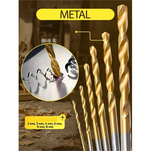 Transformacion Matkap Ucu Seti- Beton Metal Ahşap Matkap Ucu Drill Bits Set 16 lı SET 721728