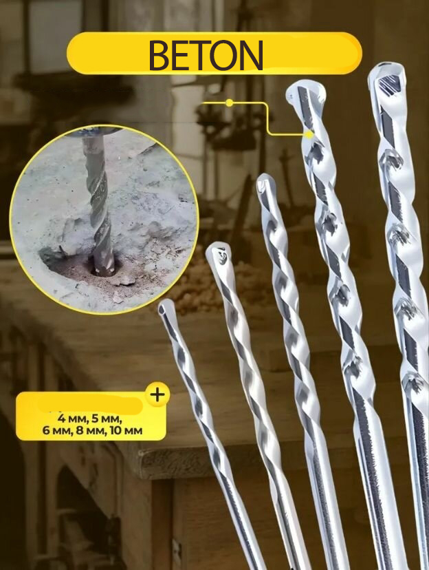 Matkap Ucu Seti- Beton Metal Ahşap Matkap Ucu Drill Bits Set 16 lı SET 721728