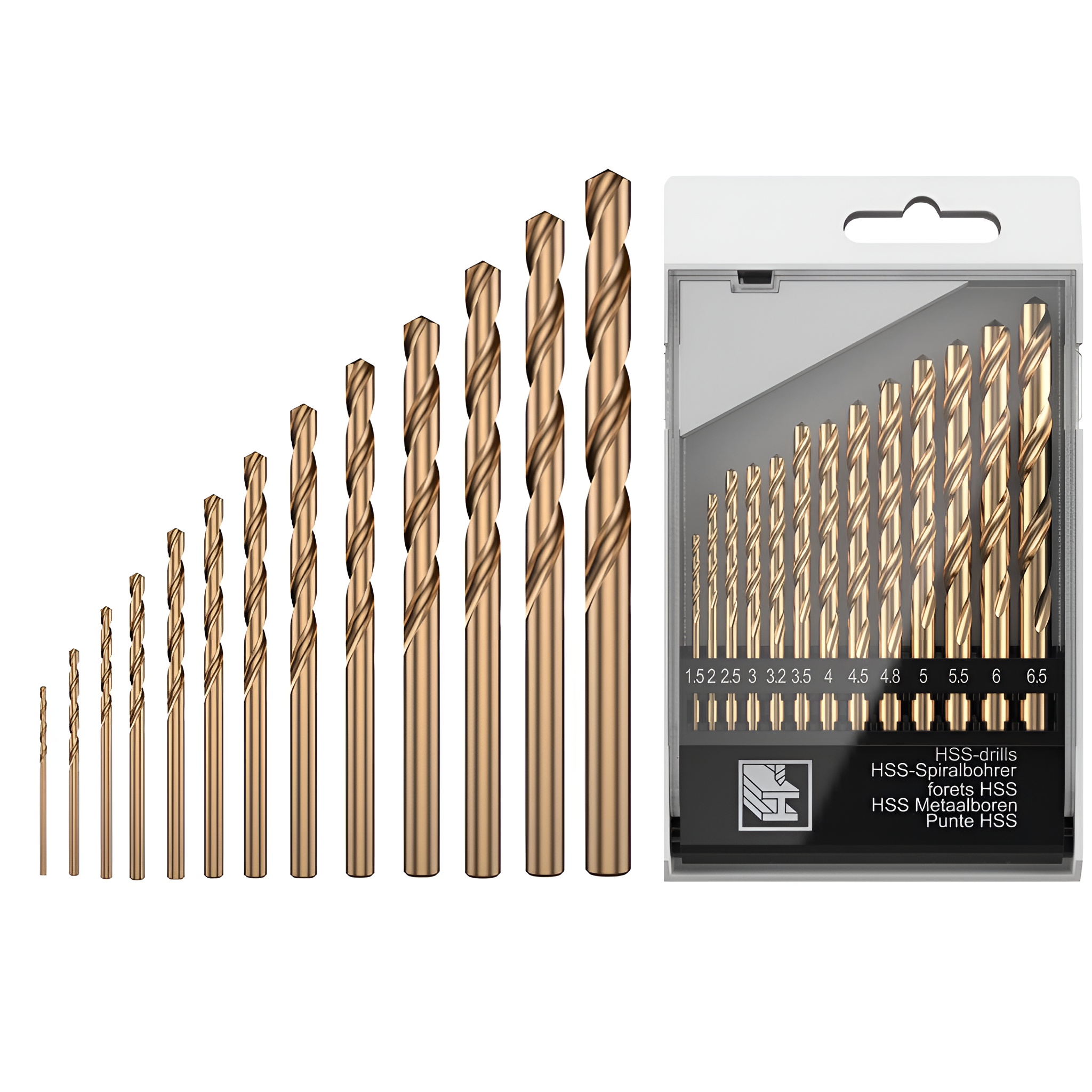 Beton Matkap Ucu Seti- Çelik Beton Metal Ahşap Matkap 13 lü SET 721729