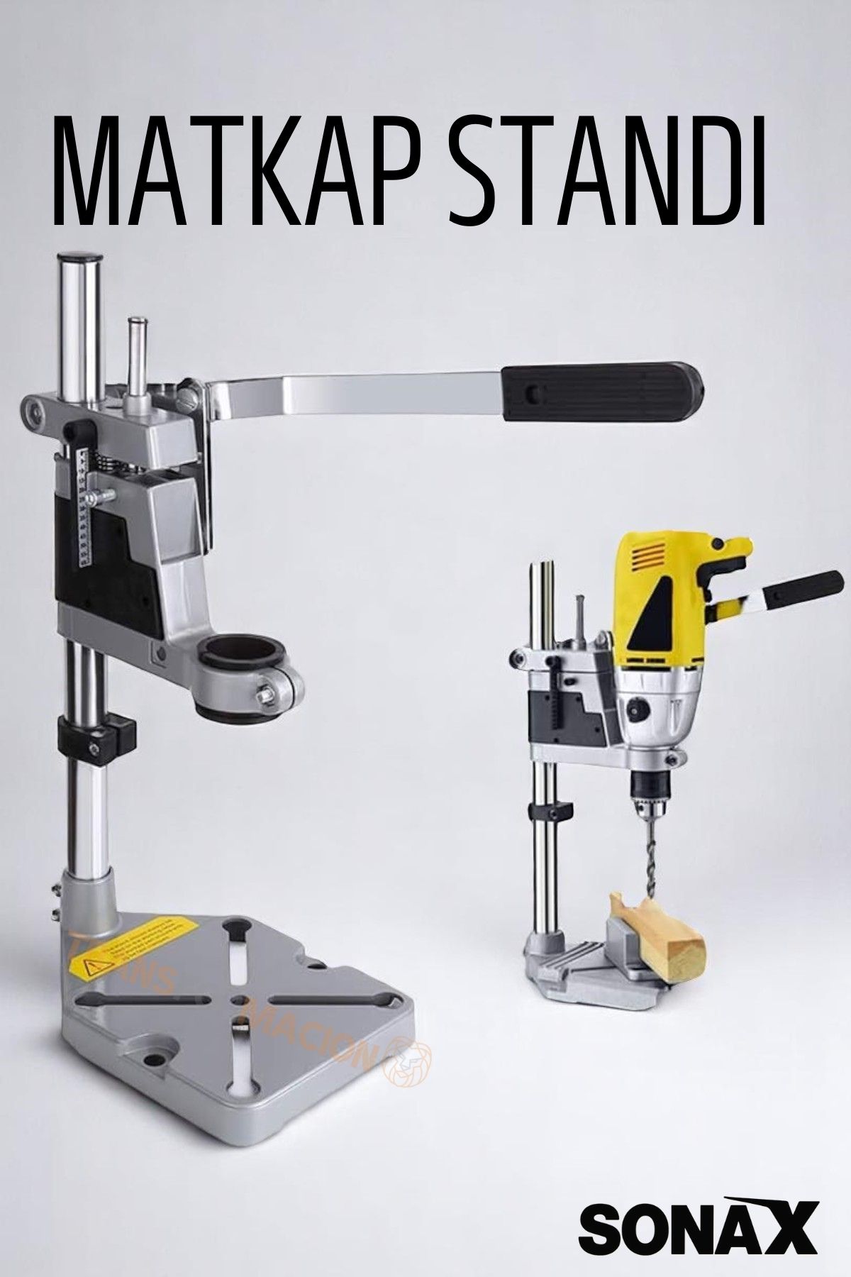 Tezgah Üstü Matkap Standı - Ayarlanabilir Dikey Sütun Matkap Pres Standı 