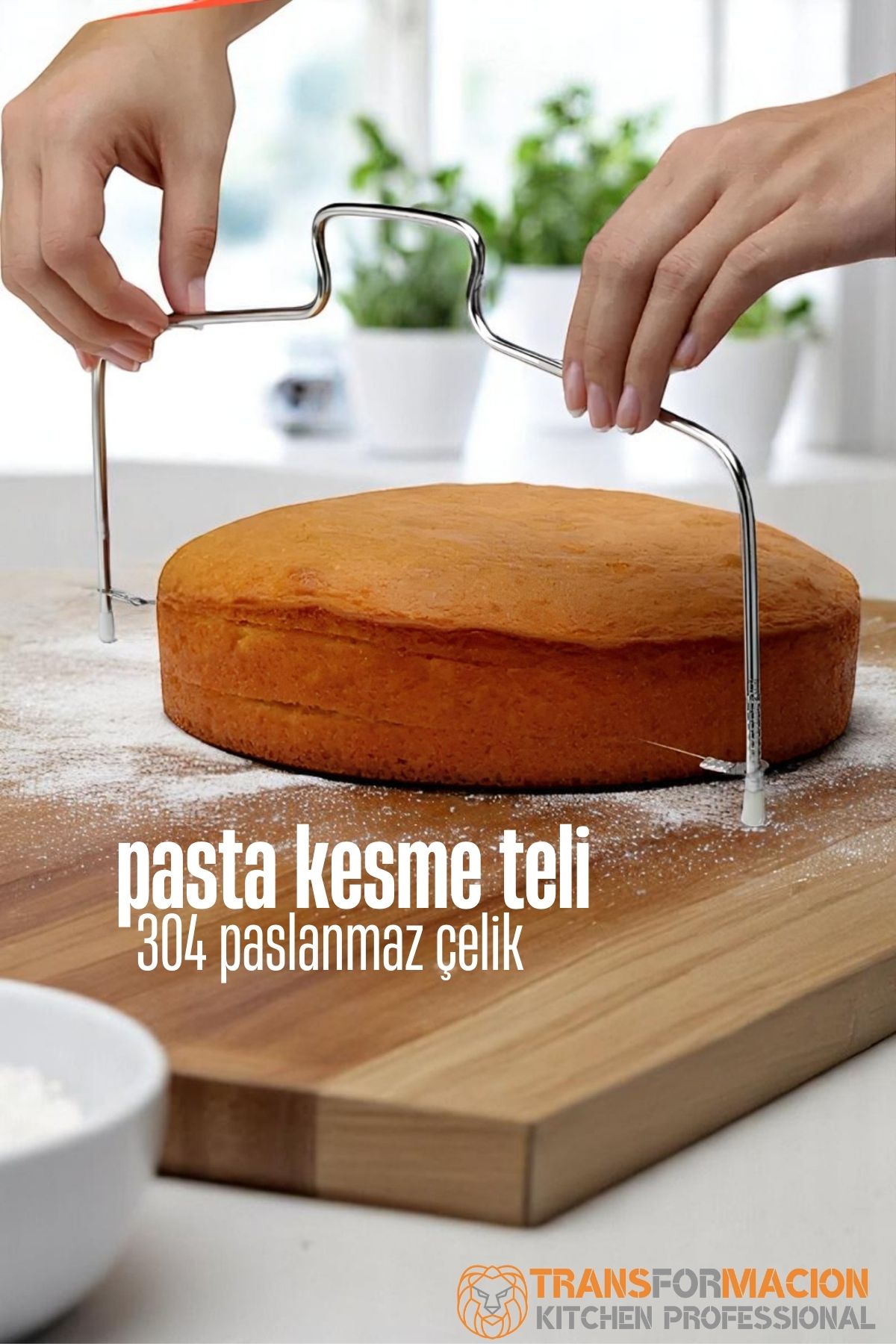 Pasta Kesme Teli - Pasta Dilimleyici  
