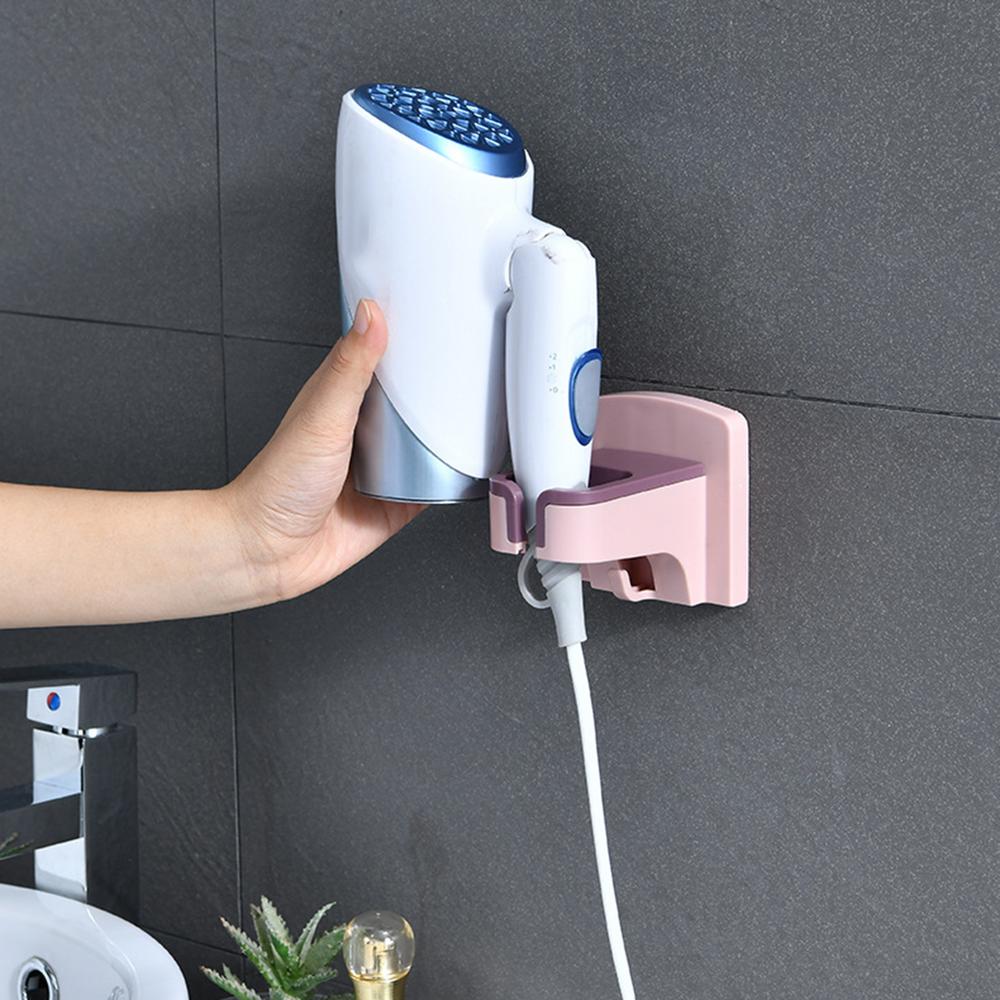 Saç Kurutma Makinesi Tutucu Pratik Yapışma PEMBE 721760