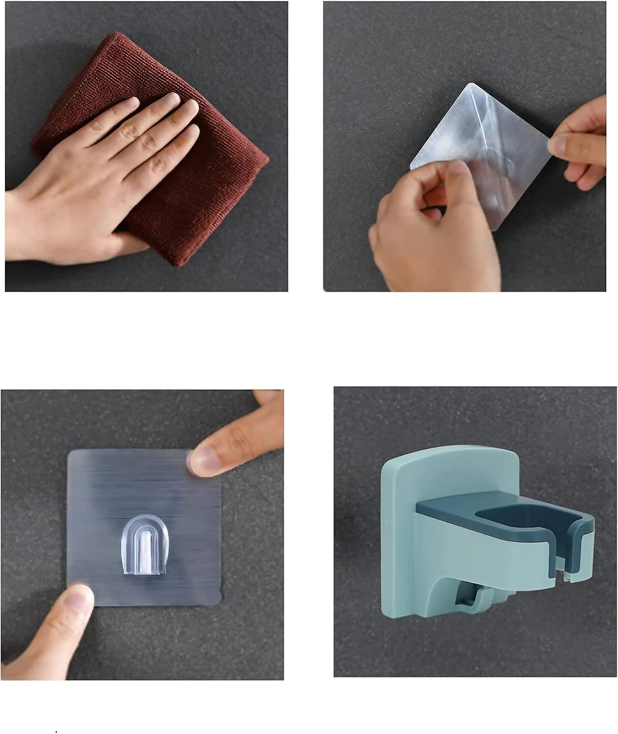 Saç Kurutma Makinesi Tutucu Pratik Yapışma MAVİ 721761