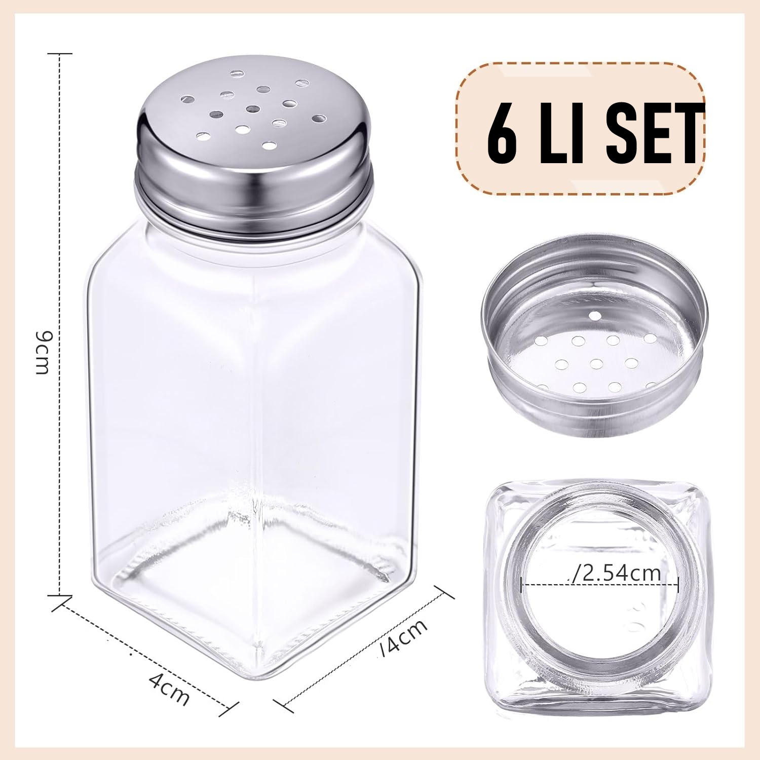 TransForMacion Cam Tuzluk Biberlik Karabiberlik 6 lı SET 721769