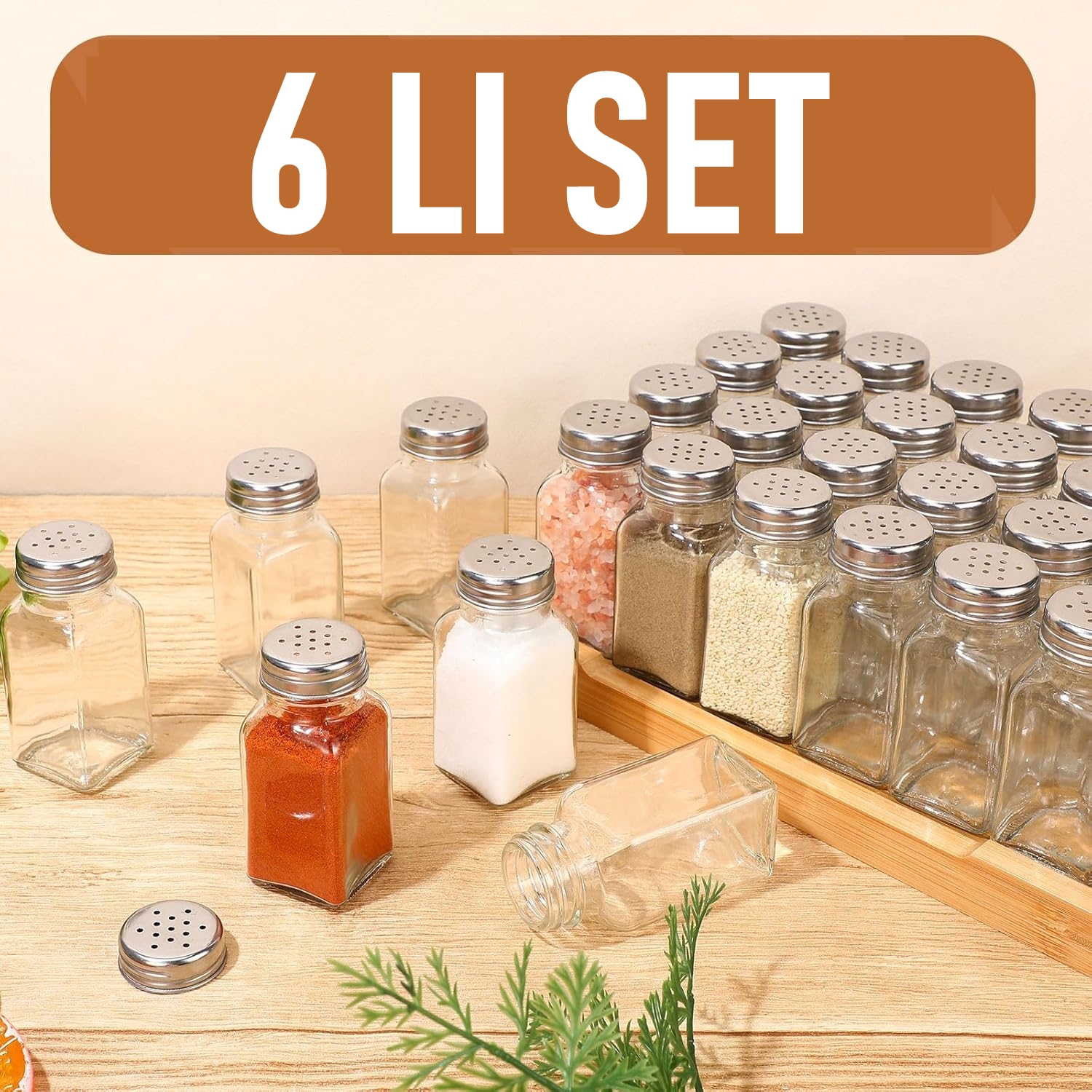 TransForMacion Cam Tuzluk Biberlik Karabiberlik 6 lı SET 721769