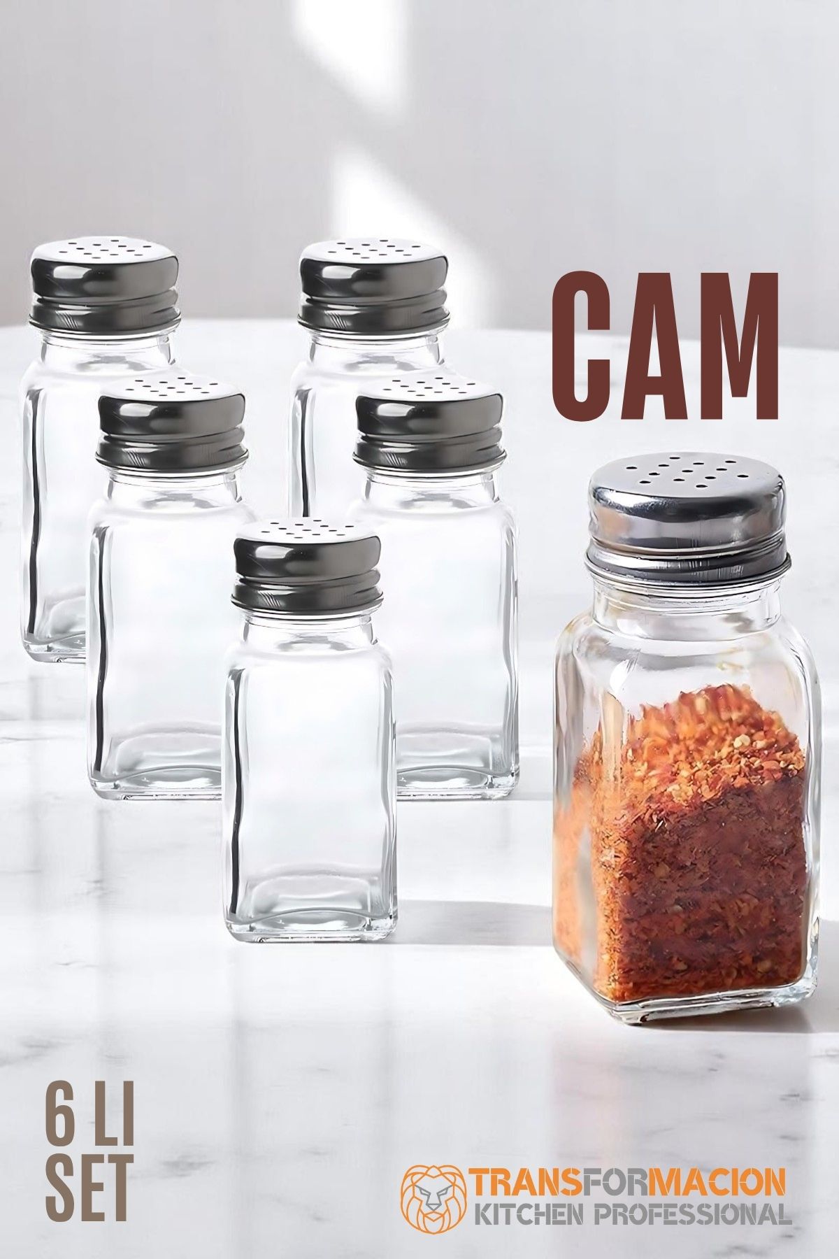 TransForMacion Cam Tuzluk Biberlik Karabiberlik 6 lı SET 721769