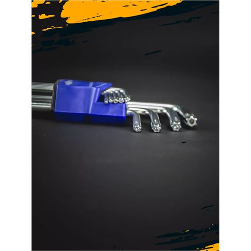 TransForMacion Uzun Torx Anahtar Seti Yıldız Alyan Seti - Torx Allen Anahtarı 9 Parça 721776