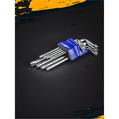 TransForMacion Uzun Torx Anahtar Seti Yıldız Alyan Seti - Torx Allen Anahtarı 9 Parça 721776