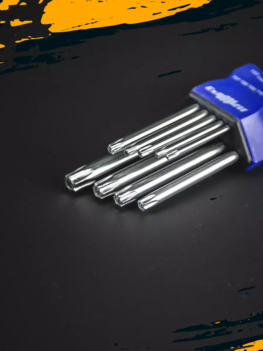 TransForMacion Uzun Torx Anahtar Seti Yıldız Alyan Seti - Torx Allen Anahtarı 9 Parça 721776