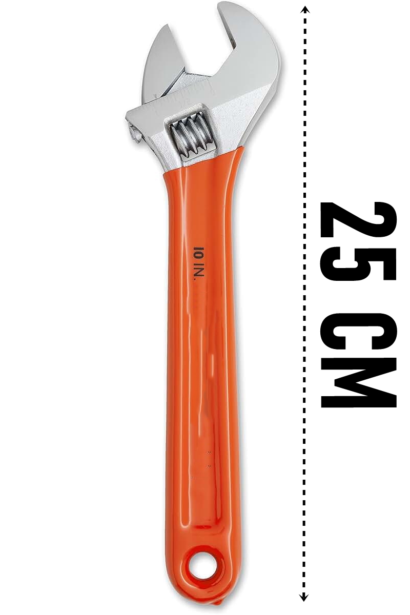 3 cm Ağız Kurbağacık - İngiliz Anahtarı 10 İnç 25 cm 721778