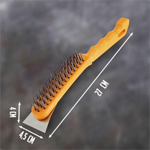 Transformacion Metal Spatulalı Tel Fırça  - Kazıma Fırçası 721783