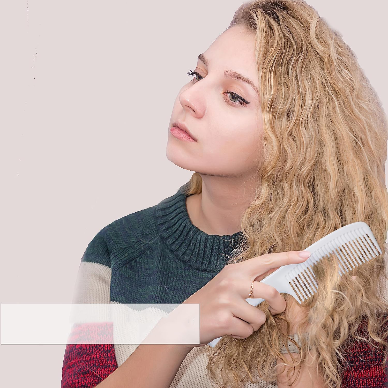 Dolaşık Saç Açıcı Tarak - Şampuan Saç Boyası Tarağı - Geniş Dişli Saç Kesim Tarağı Profesyonel 721784 