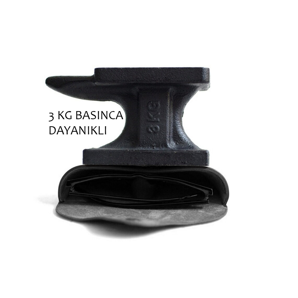 Korumalı Deri Gözlük Kabı Korumalı Gözlük Koruma Kılıfı 2 li SET 721793