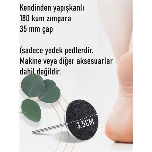 TransForMacion Pododisk - Nasır Sökücü Pedikür Makinesi Yedek Pedler 100 ADET 721813