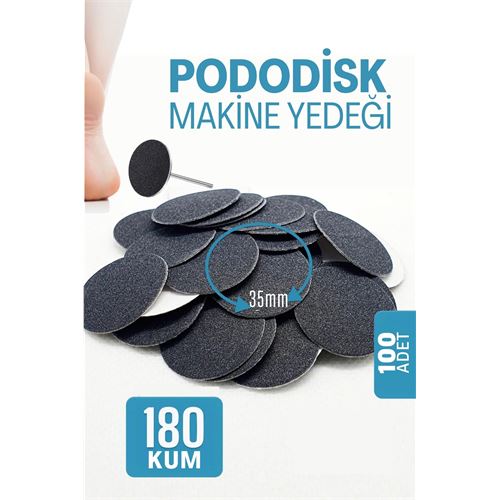 TransForMacion Pododisk - Nasır Sökücü Pedikür Makinesi Yedek Pedler 100 ADET 721813