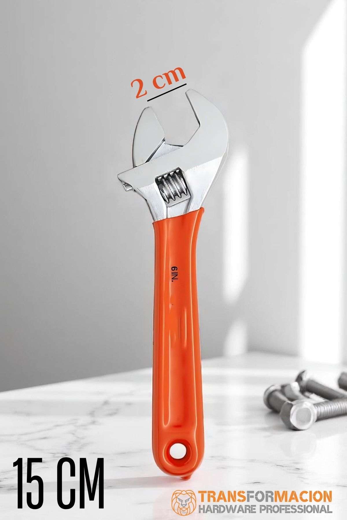 Modacar 2 cm Ağız Kurbağacık - İngiliz Anahtarı 6 İnç 15 cm 